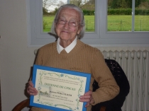 Jeanne PERGUILHEM, 96 ans, 2014.